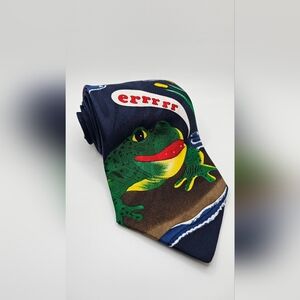 Vintage 1996 BudWeisErrr Frogs Genuine Collection Budweiser Tie Anheiser Busch